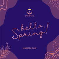 Hey Hello Spring Instagram post Image Preview