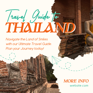 Thailand Travel Guide Instagram post Image Preview