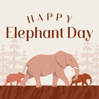 Elephant March Instagram post Image Preview