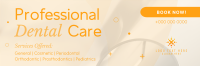 Professional Dental Care Services Twitter header (cover) Image Preview