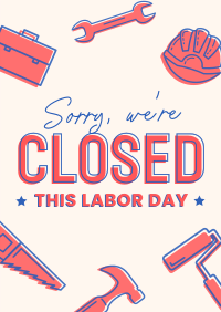 Closed for Labor Day Poster Image Preview