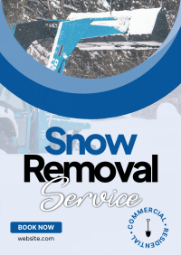 Snow Removal Service Flyer Design