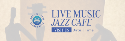 Cafe Jazz Twitter header (cover) Image Preview