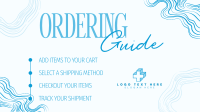 Elegant Marble Order Instructions Facebook Event Cover Preview