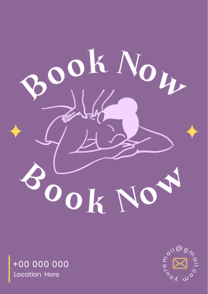 Massage Booking Flyer Image Preview