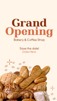 Bakery Opening Notice Video Image Preview