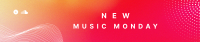 Music Monday Gradient SoundCloud Banner Image Preview