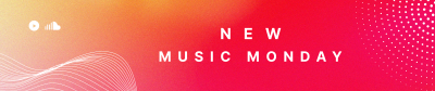 Music Monday Gradient SoundCloud banner Image Preview