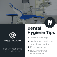 Dental Hygiene Tips Instagram Post Preview