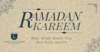 Psychedelic Ramadan Kareem Facebook Ad Image Preview