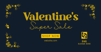 Valentines Day Super Sale Facebook Ad Design