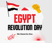 Egyptian Revolution Facebook Post Design