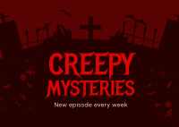 Creepy Mysteries  Postcard Image Preview
