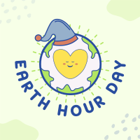 Earth Hour Celebration Instagram Post Design