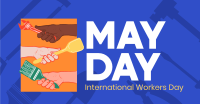 Hand in Hand on May Day Facebook Ad Design