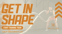 Fitness Gym Training Animation Preview