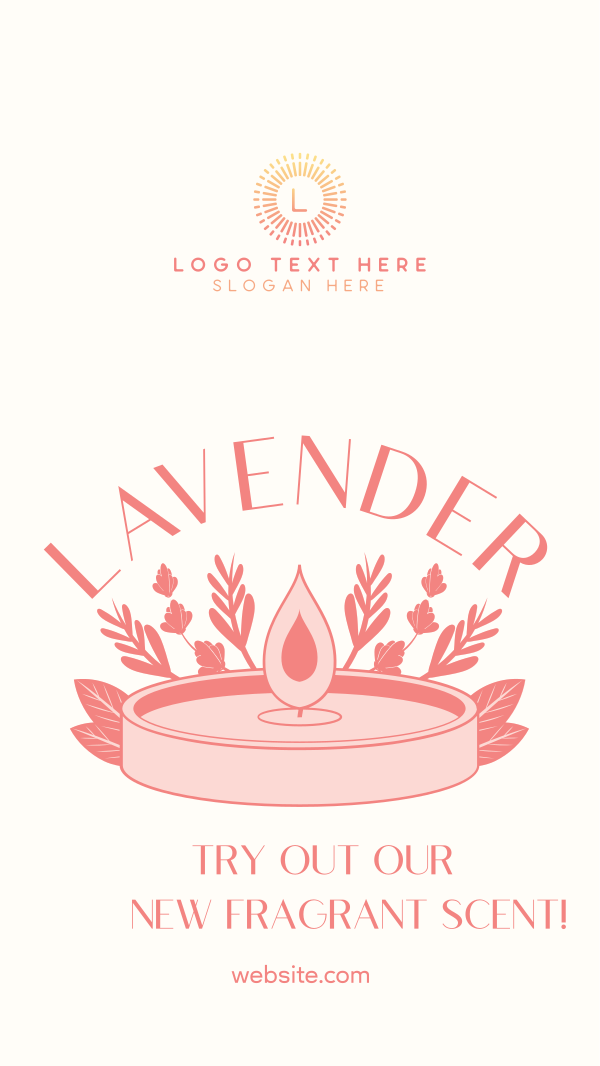 Lavender Scent Instagram Story Design Image Preview