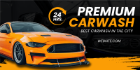 Premium Carwash Twitter post Image Preview
