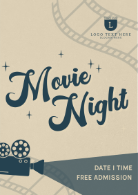 Film Movie Night Flyer Image Preview