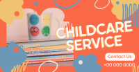 Abstract Shapes Childcare Service Facebook ad Image Preview