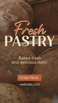 Rustic Pastry Bakery YouTube short Image Preview