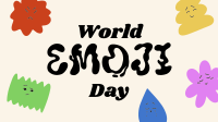 Emoji Day Blobs Facebook Event Cover Design