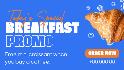 Coffee Promo Facebook event cover Image Preview