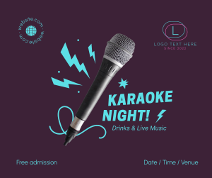 Karaoke Night Blast Facebook post Image Preview