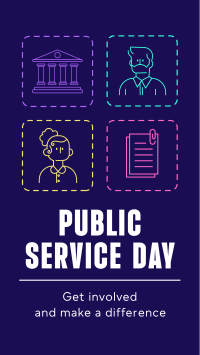 Public Service Day Facebook story Image Preview