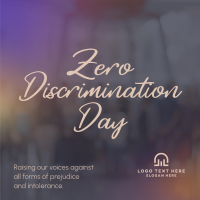 Zero Discrimination Day Instagram Post Design