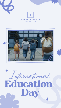 Education Day Celebration Facebook Story Design