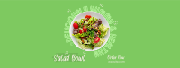 Vegan Salad Bowl Facebook cover Image Preview