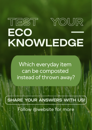 Sustainability Earth Day Poster Image Preview