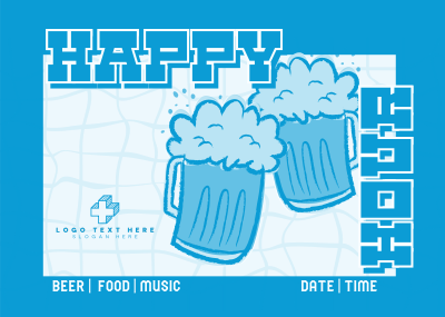 Make Time For Beer Postcard Image Preview
