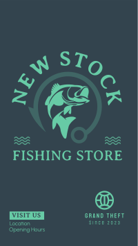 Fishing Store Instagram Story Design