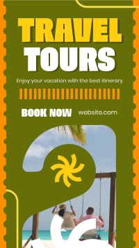 Travel Tour Sale Facebook Story Design