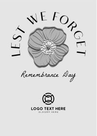 Memorial Poppy Flyer Image Preview