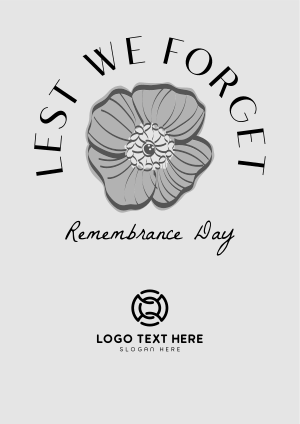 Memorial Poppy Flyer Image Preview