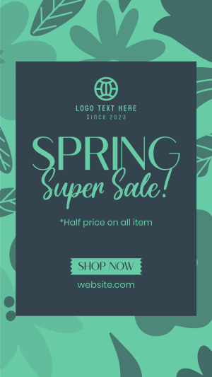 Spring Has Sprung Sale Facebook story Image Preview