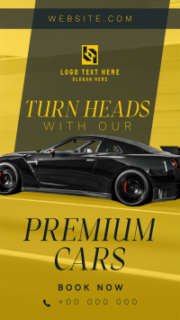 Premium Car Rental Instagram reel Image Preview