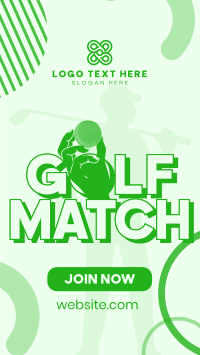 Golf Match TikTok Video Design