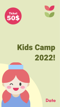 Cute Kids Camp Facebook story Image Preview