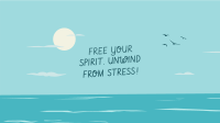 Unwind From Stress YouTube Banner Design