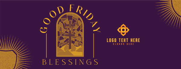 Good Friday Blessings Facebook Cover Design