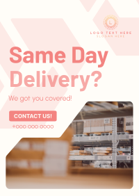 Professional Delivery Service Poster Image Preview