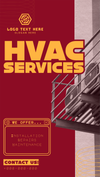 Y2K HVAC Service Instagram story Image Preview