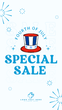 Quirky 4th of July Special Sale Instagram Reel Preview