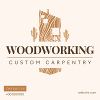 House Woodworking Instagram Post Design