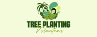 Minimalist Planting Volunteer Facebook cover Image Preview