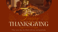 Elegant Thanksgiving Greeting Animation Design